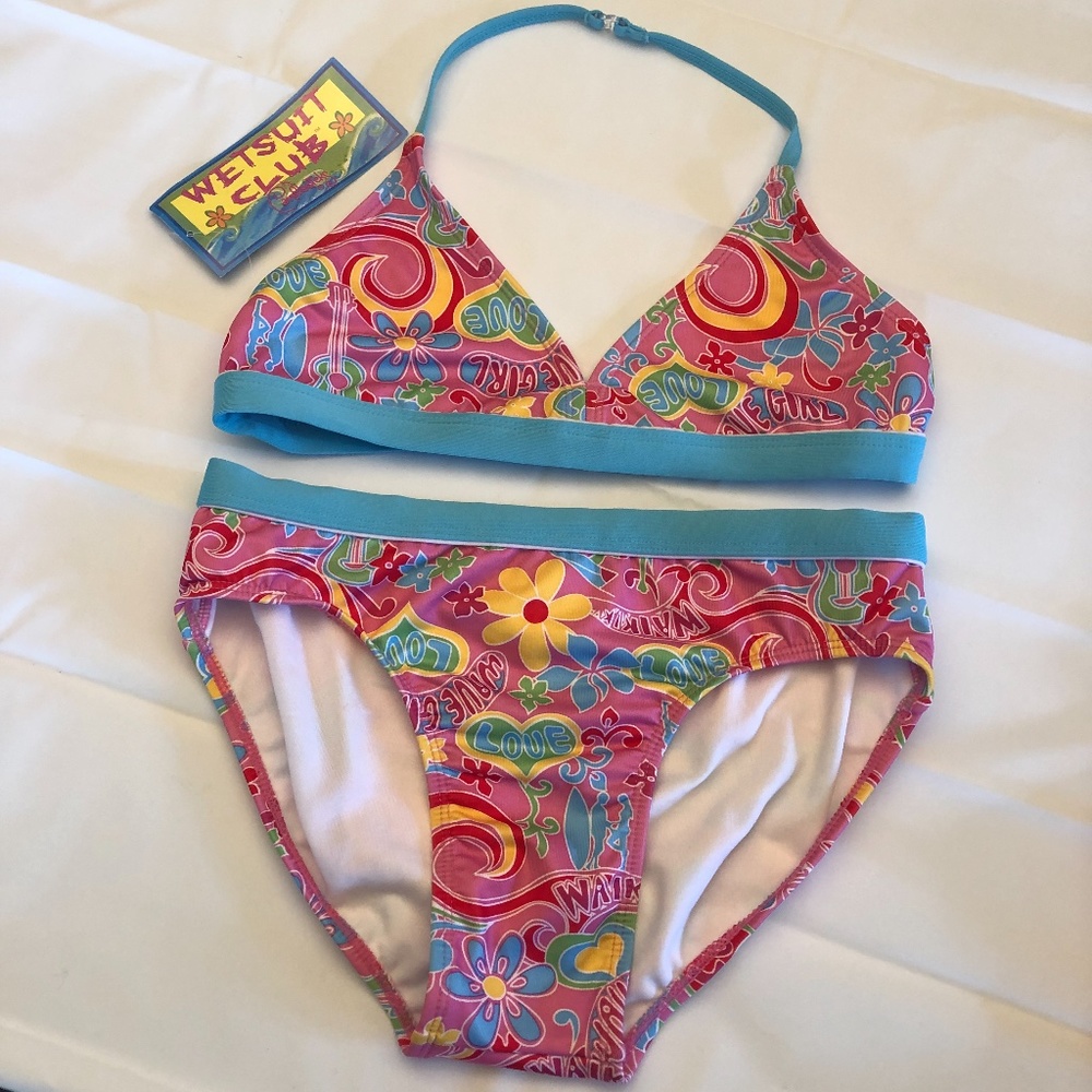 Wetsuit Club Bikini, Sz 10-12 Y